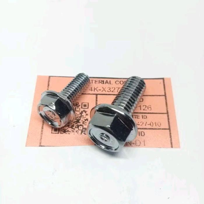 BAUT 10 12 CHROME M6×15 M8×20 BAUT KRUM ORIGINAL AHM PANJANG baut 10 1,5cm baut 12 2cm warna krom