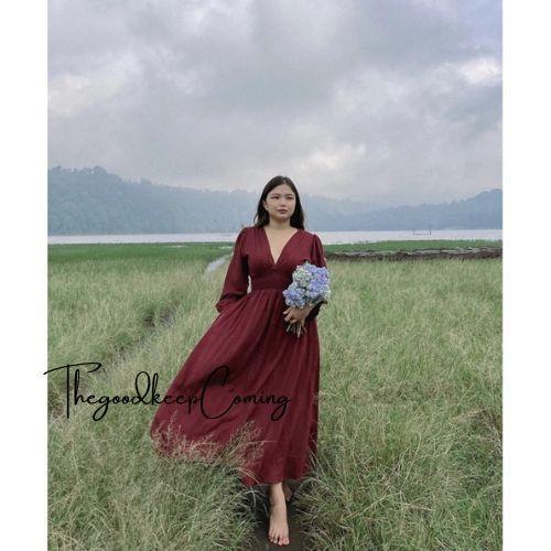 Aloha Dres Jumbo | Dress Jumbo Wanita | Dress Big Size| Dress Korea
