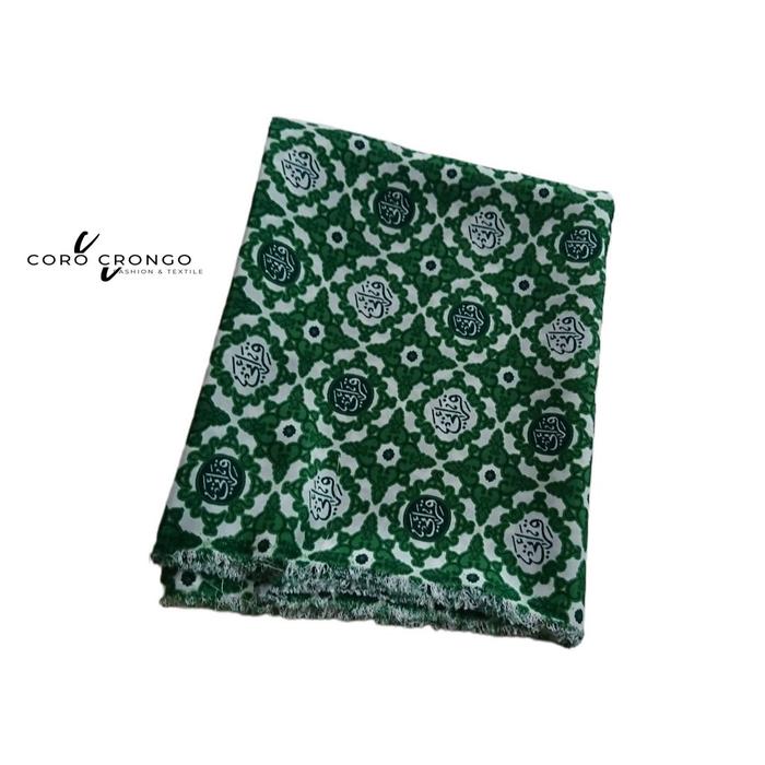 Kain Batik Qiroati Tpq Nasional Warna Hijau