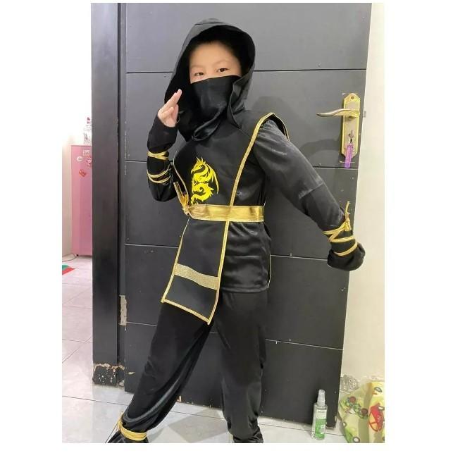KOSTUM JAPAN NINJA WARIOR DRAGON GOLD | KOSTUM COSPLAY NINJA WARIOR GOLD KOSTUM HALLOWEEN NINJA WARI
