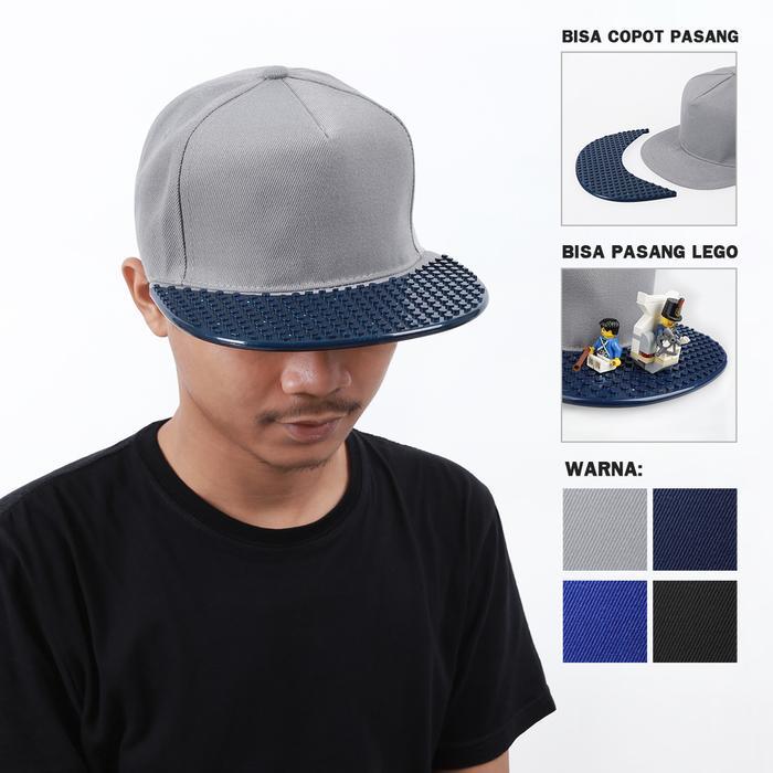 Elfs Topi Lego Snapback Bisa Bongkar Pasang