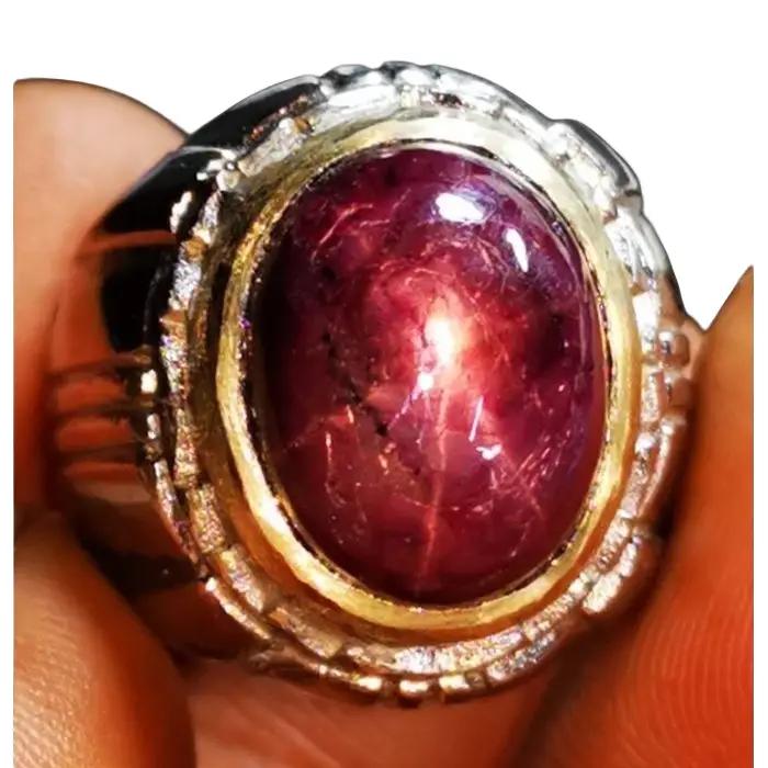 Batu asli natural ruby star jumbo 2323