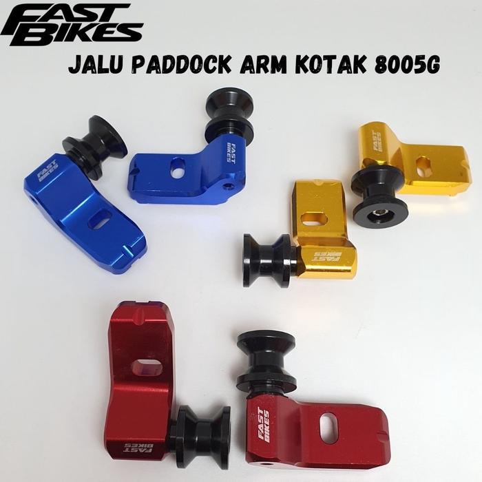 Jalu Paddock Standar Pedok Full CNC Setelan Rantai Arm Kotak Universal Motor CB 150 CBR150 NINJA R