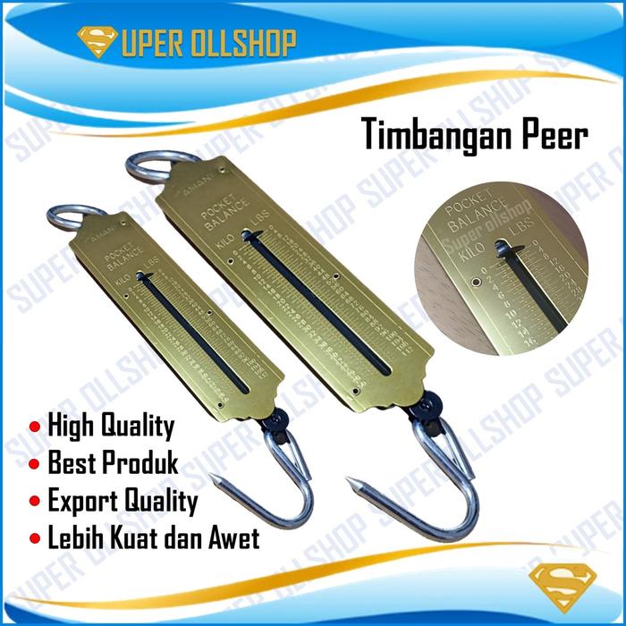 Timbangan Gantung Per 50kg 25Kg / Timbangan Tarik Veer Manual / Timbangan Tarik Besot 50 kg 25Kg / T