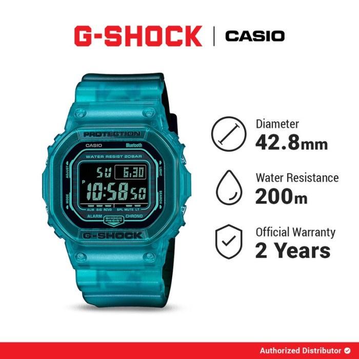 G-Shock Jam Tangan Pria DW-B5600G-2DR Digital Original Tosca