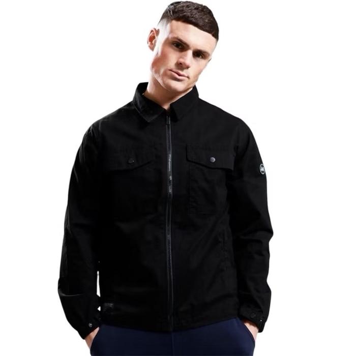 Overshirt jacket PEACEFUL HOOLIGAN gunnar overshirt black