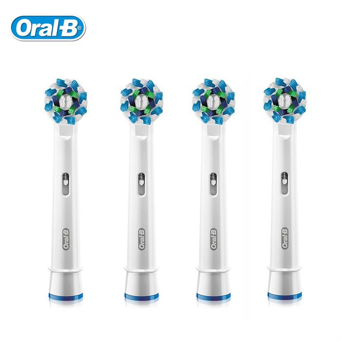 Oral-B Cross Action Kepala Sikat Gigi Elektrik Hitam
