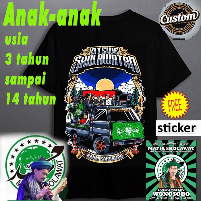 Kaos Mafia Sholawat Anak OTW Sholawatan
