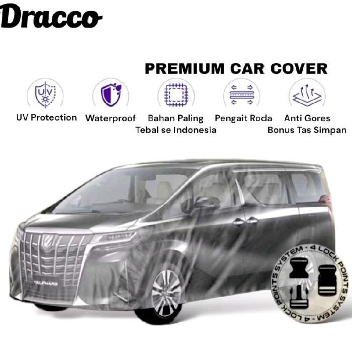 sarung mobil alphard vellfire lexus LM350 waterproof transparan tebal awet Dracco bonus tas simpan