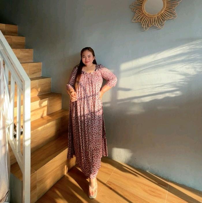 KANITA DRESS RAYON TWILL MODEL SMOOK'