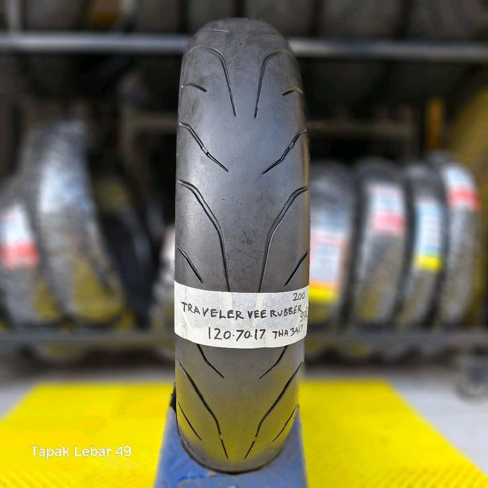 Ban Import TRAVELER Vee Rubber 120/70-17 Ring 17 Tubeless 58P Universal Ban Murah Original Copotan M