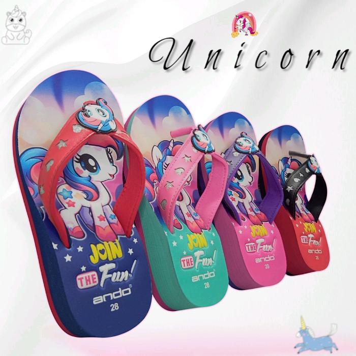 Ando unicorn ak Sandal Cewek