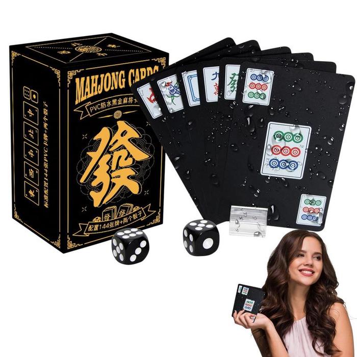 Mahjong Poker Water-proof Mahjong Board Game Traveling