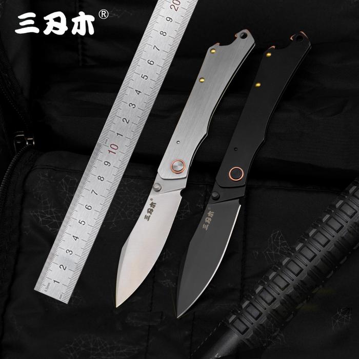 SANRENMU 9306 Pocket Folding Knife 8Cr14MOV Blade Stainless Steel