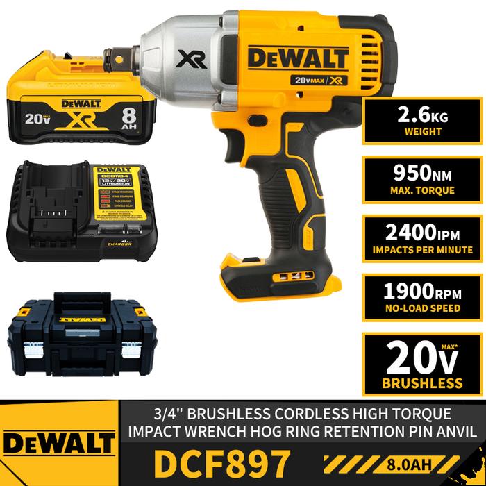 DEWALT DCF897 Kit Brushless Cordless High Torque 3/4" Impact Wrench