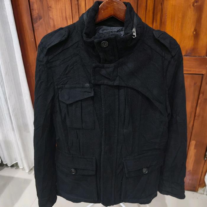 jaket parka casual wool style oppa korea andew