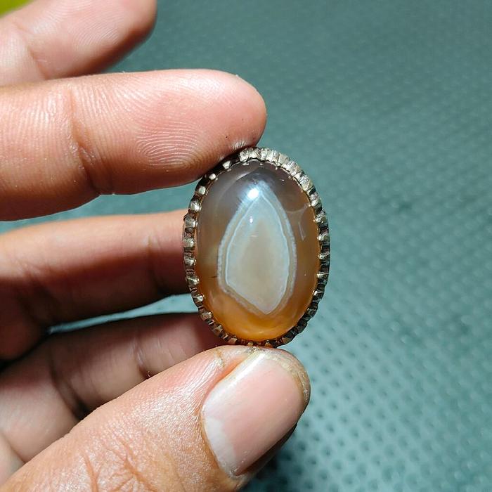 batu akik Sulaiman madu pamor Semar kuncung