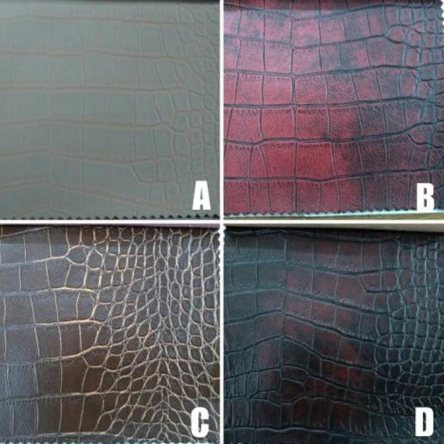 Kulit Oskar Oscar Sofa / Kursi / Jok Sintetis Motif Kulit Buaya - Gator