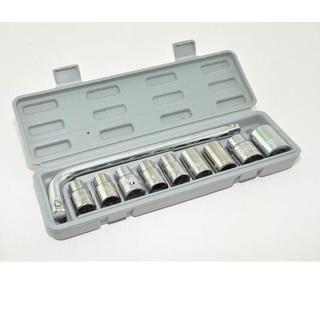 casaloger Kunci Pas Set VPR Kunci Sok Shock Set 10 Pcs Mata Socket Wrench Sok Obeng Alat Bengkel Set