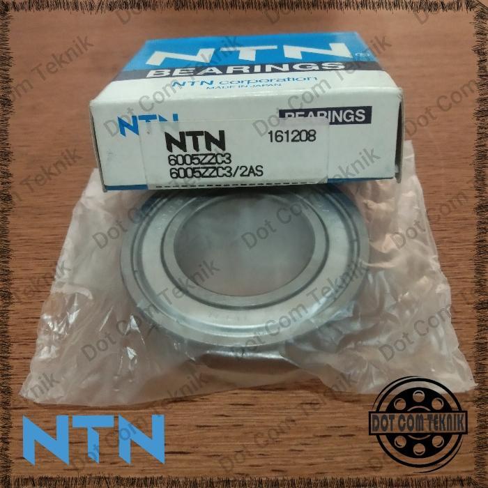 BEARING 6005 ZZ C3 NTN / LAHER 6005 ZZ C3 NTN (25MMx47MMx12MM)