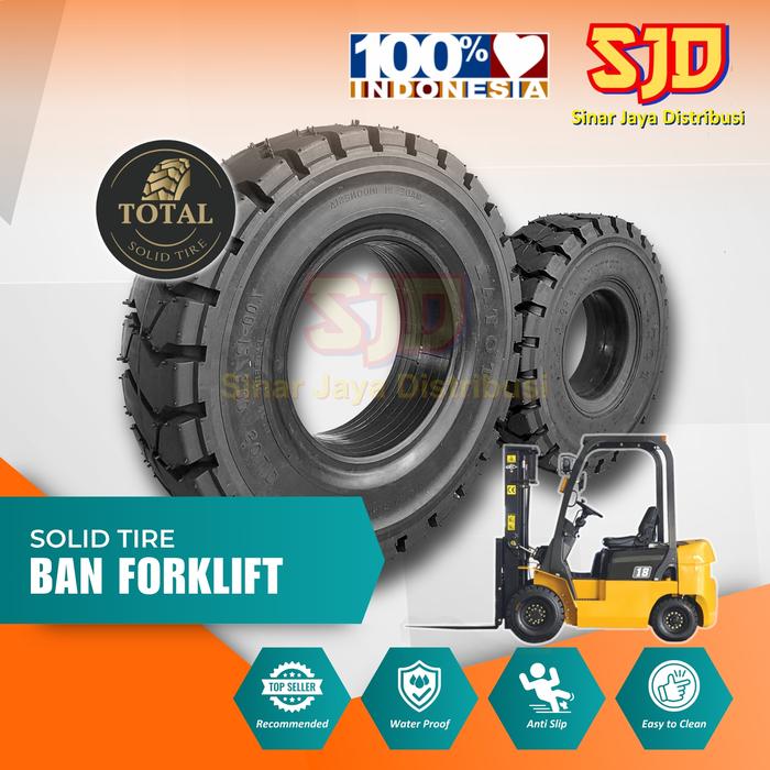 Ban Forklift Mati / Solid Ukuran merk TOTAL