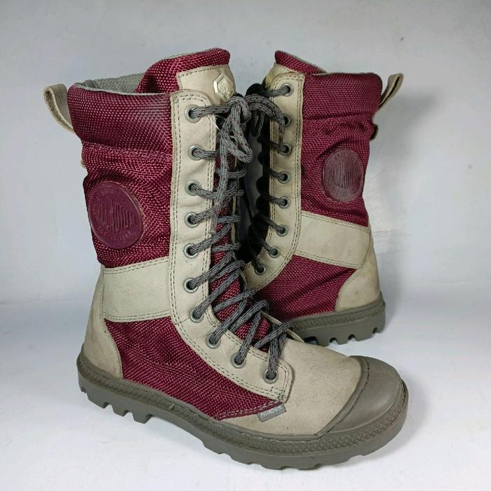 Palladium original leather tactical boot 36 size woman shoes