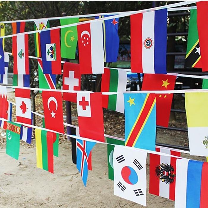 15/30M Bendera Semua Negara Kecil Bendera Negara Dunia Bendera Negara Dunia Kecil Endera 100 Negara