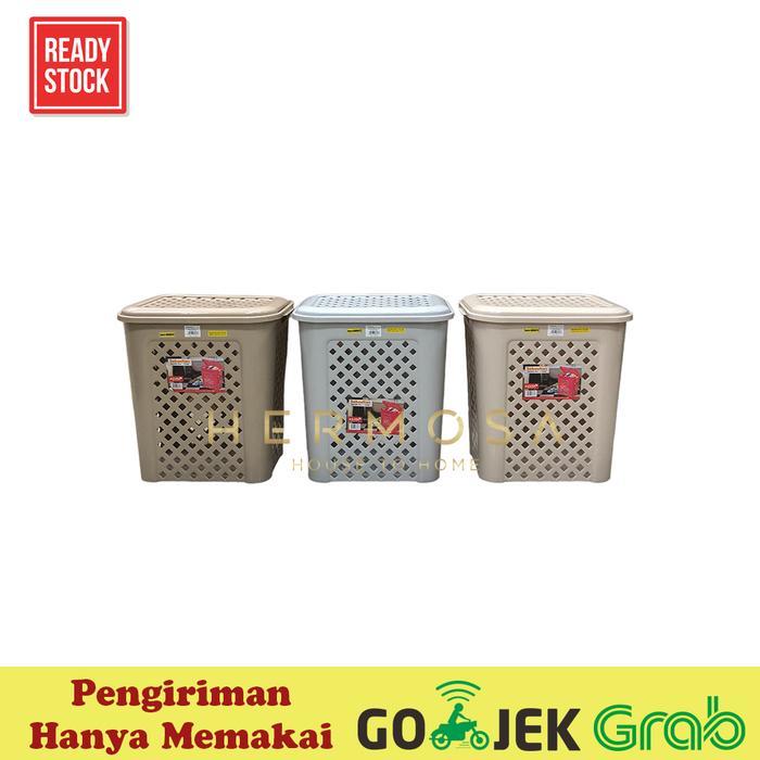 Keranjang Pakaian Plastik Laundry Basket Baju Kotor Bersih Venetta