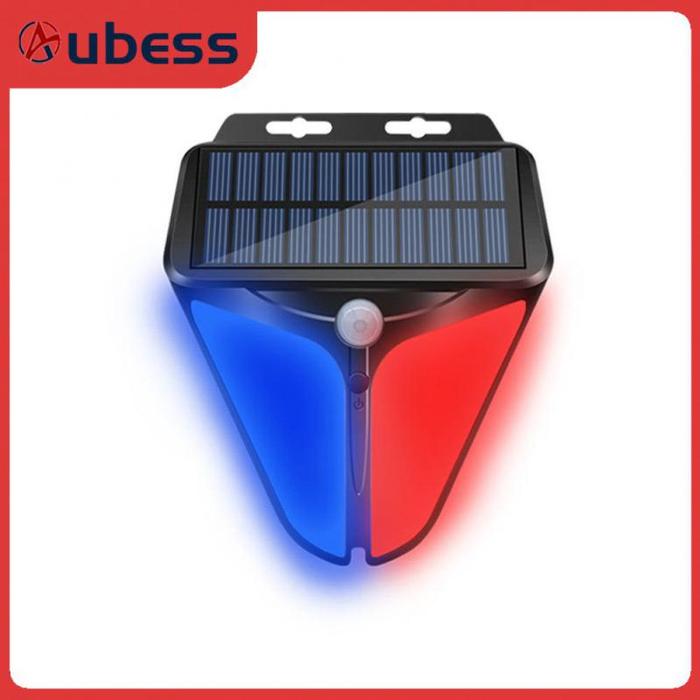 Solar Alarm Light Solar Lighting Strobe Light Siren Wireless Solar