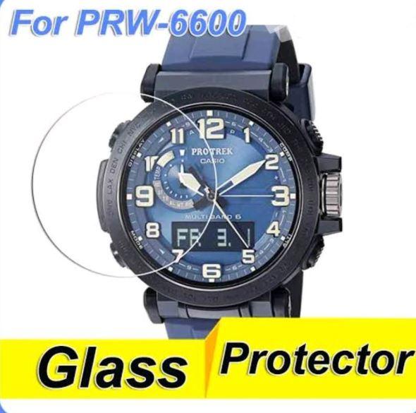 nnn tempered glass untuk CASIO PRW-6600 PRW6600 PRW 6600 TG anti gores jam tangan tempered glass pel