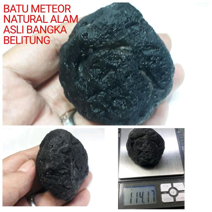 Bahan cincin Batu Satam /Meteor Bangka belitung Natural alam
