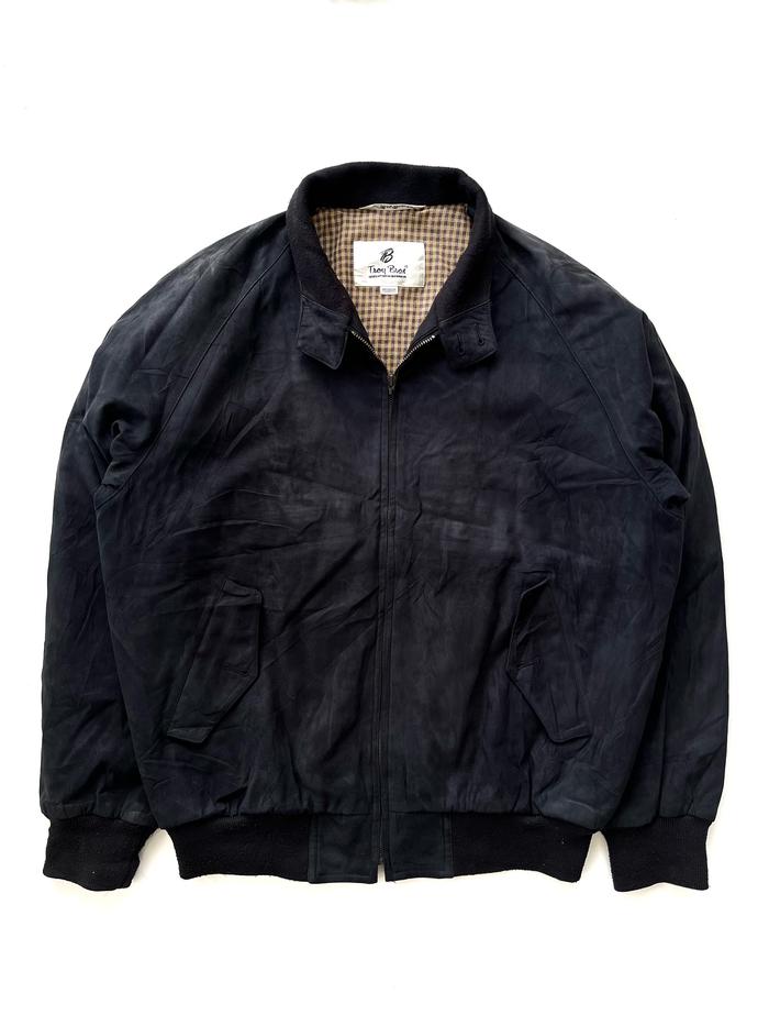Troy Bros Suede Harrington Jacket Cakep banget bahannya  (JC-6834) M fit L (65x58)
