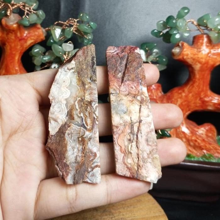 Batu Natural Mexico Agate Rough /Raw Stone (5)