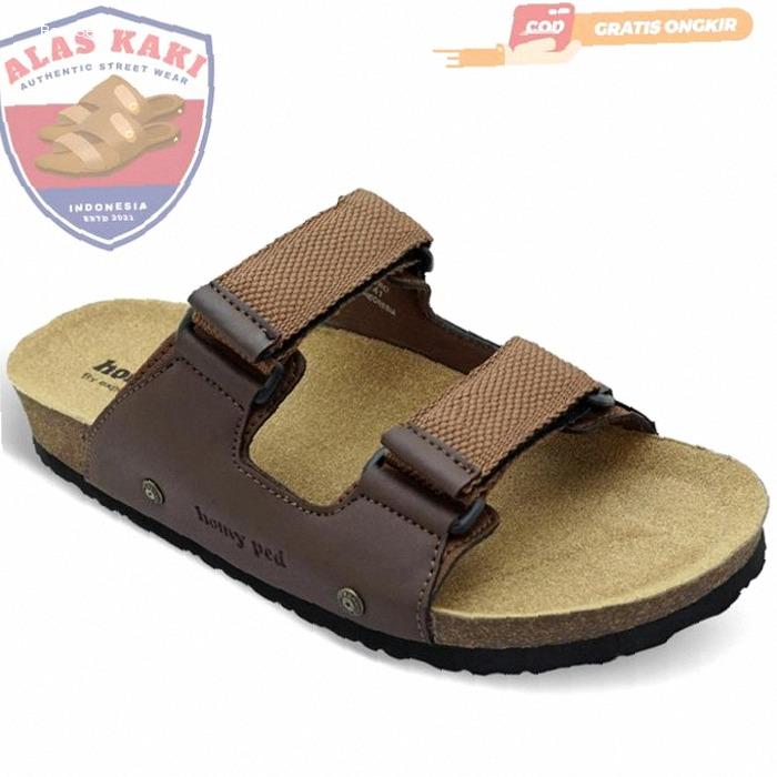 [PROMO LEBARAN] Sandal Homyped Maestro 06 Sandal Slide Pria Sendal Kulit Pria Sandal Pria Terbaru 20