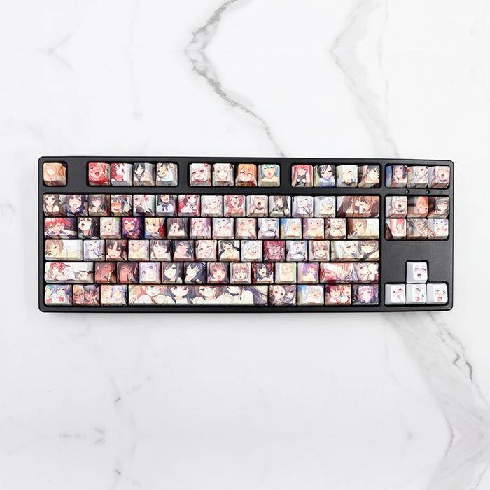 108-key Keycaps Japan Anime PBT Sublimation OEM Hight Keycap for