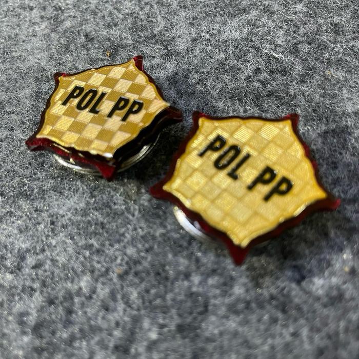 Lencana Satpol PP Emblem Satpol PP Lengkap
