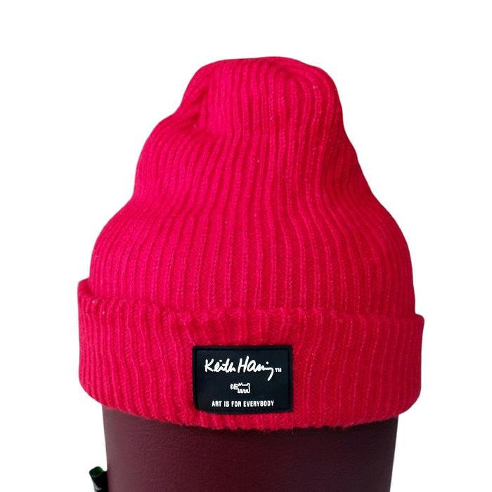 kupluk keith haring , beani hat, kupluk pria