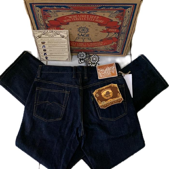 dijual sage denim ranger sand ukuran 30 no minus barang baru siap pakai