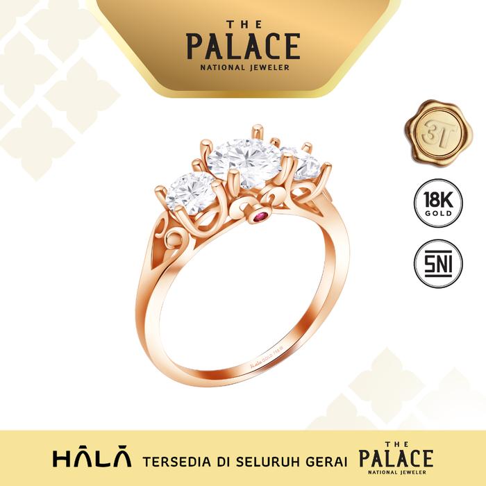 Hala Gold Pesona Terikat Ladies Ring / Cincin
