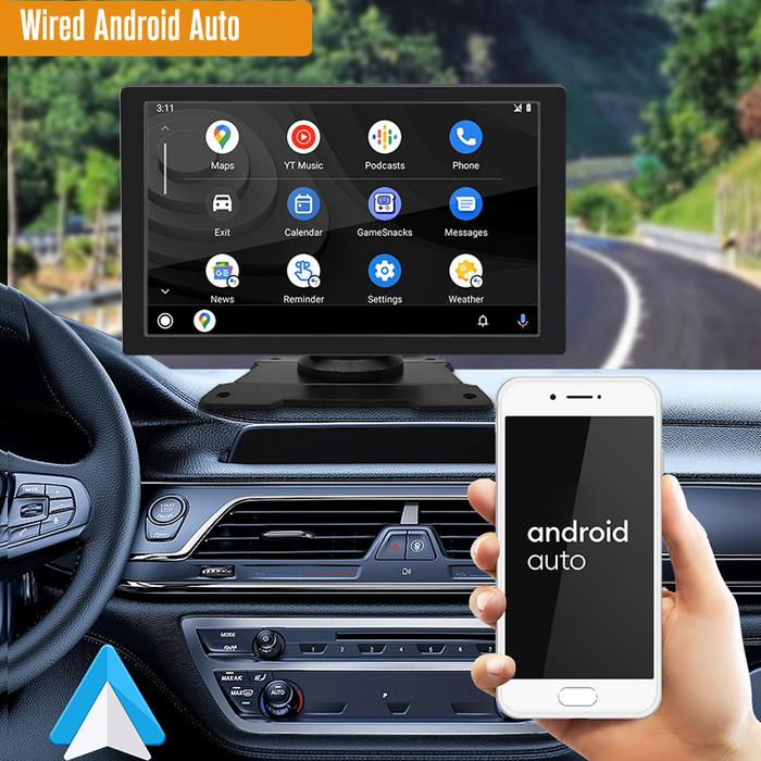 Universal 9 Inch Car Radio FM HD Wireless Carplay Android Auto