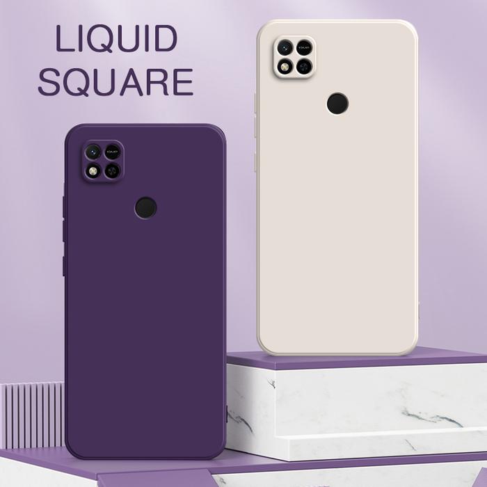 Original Square Liquid Phone Case for Xiaomi Redmi 10 10X Note 10Pro