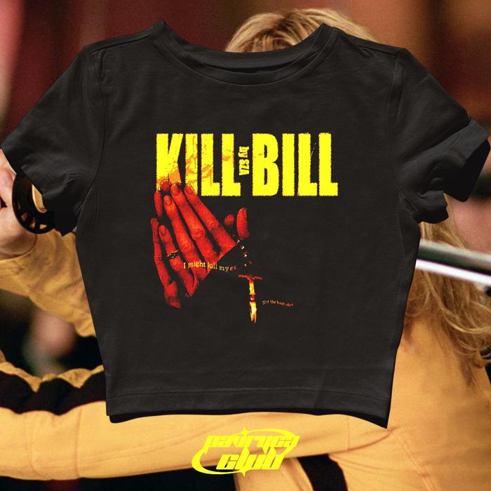 baby tee kill bill by sza y2k style crop tee