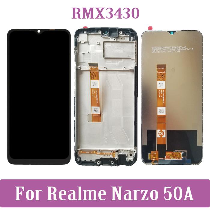 6.5" Original Display For Realme Narzo 50A LCD Touch Screen