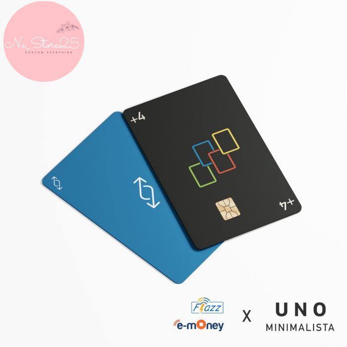 Custom Tap Card Edisi Uno  Minimalista TERBARU BERKUALITAS