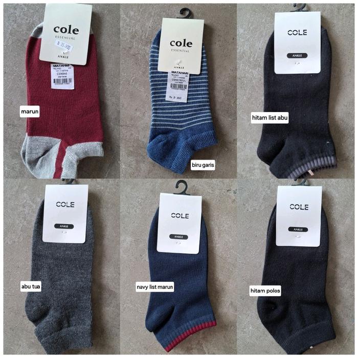 kaos kaki pendek cole