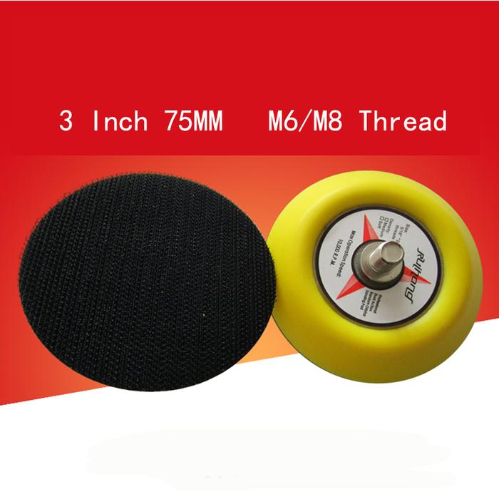 3 Inch 75 MM M6/M8 Thread Pneumatic Tray Air Polisher Sander Machine