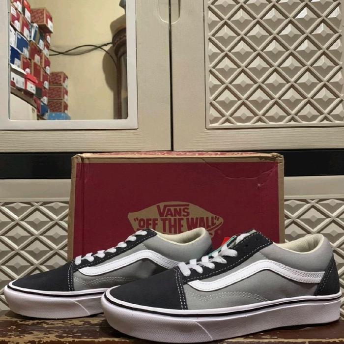 ORIGINAL OLD SKOOL COMFYCUSH VANS WOMEN LITE GREY ASPHALT