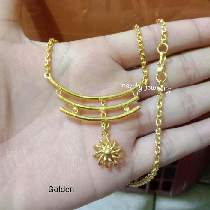 Kalung wanita Replika Emas 24k Golden