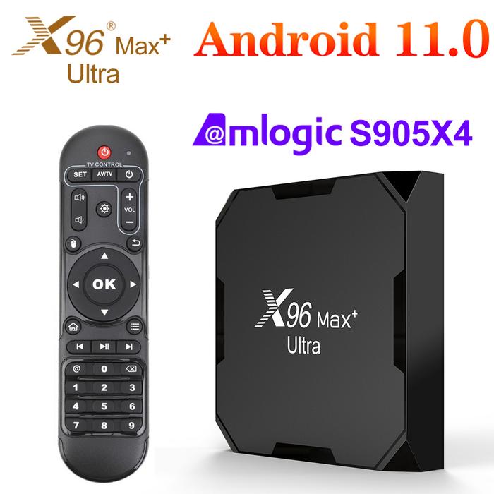 2022 X96Max Plus Ultra TV Box Android 11 Amlogic S905X4 4GB 32GB