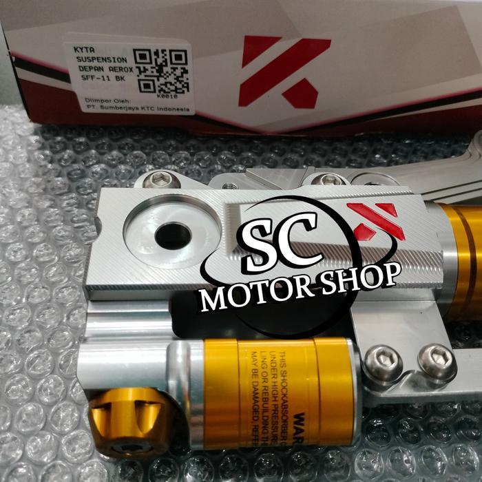 Shock depan KTC kytaco model tabung aerox 155 - lexi